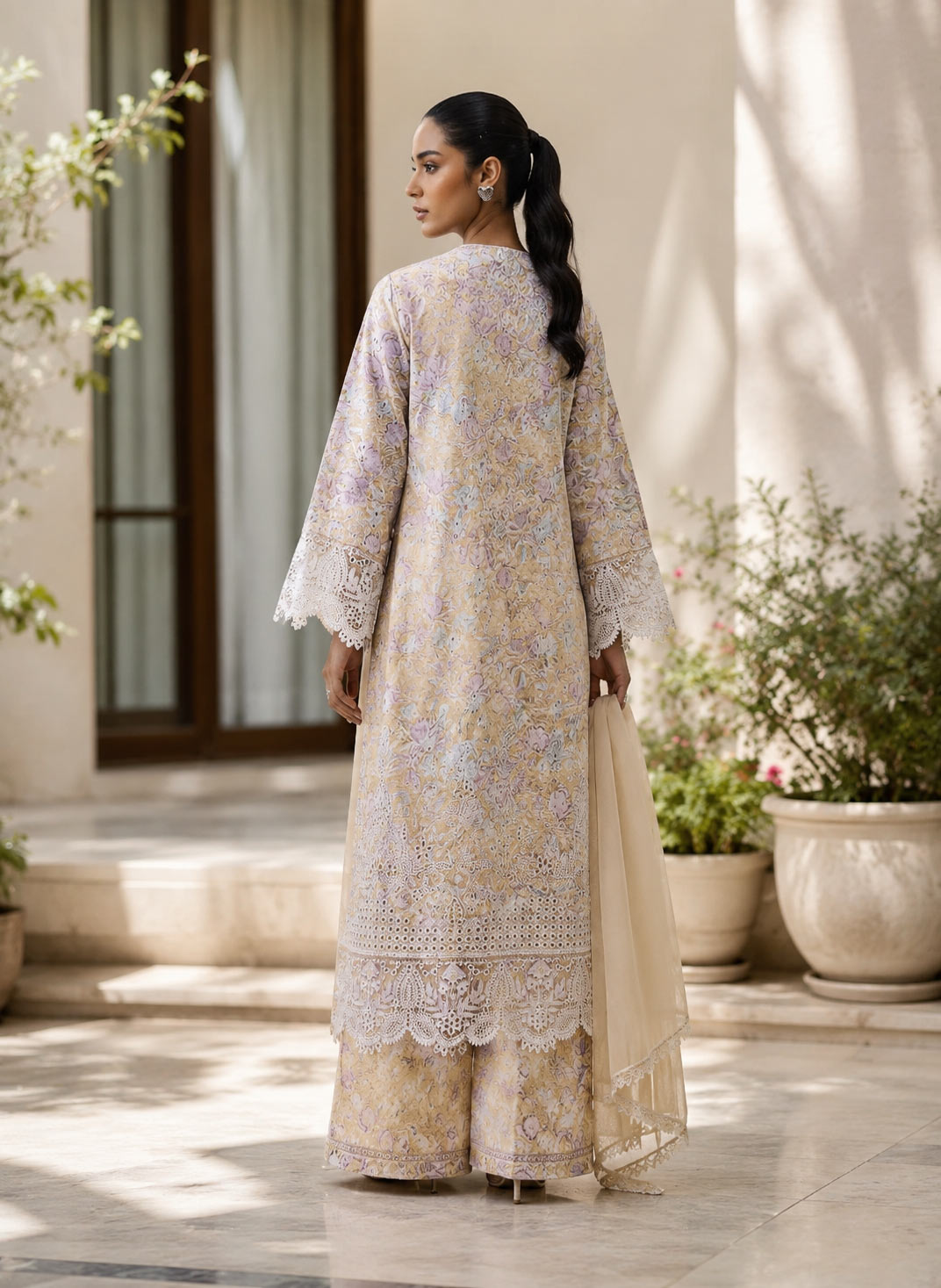 Raneem 3 Piece Unstitched Suit