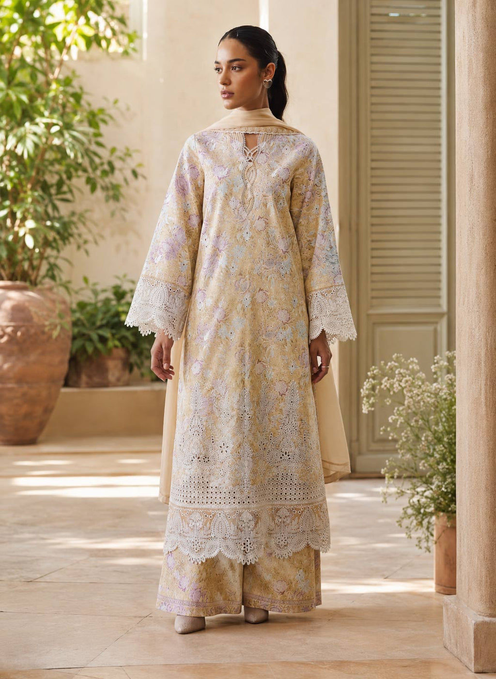 Raneem 3 Piece Unstitched Suit
