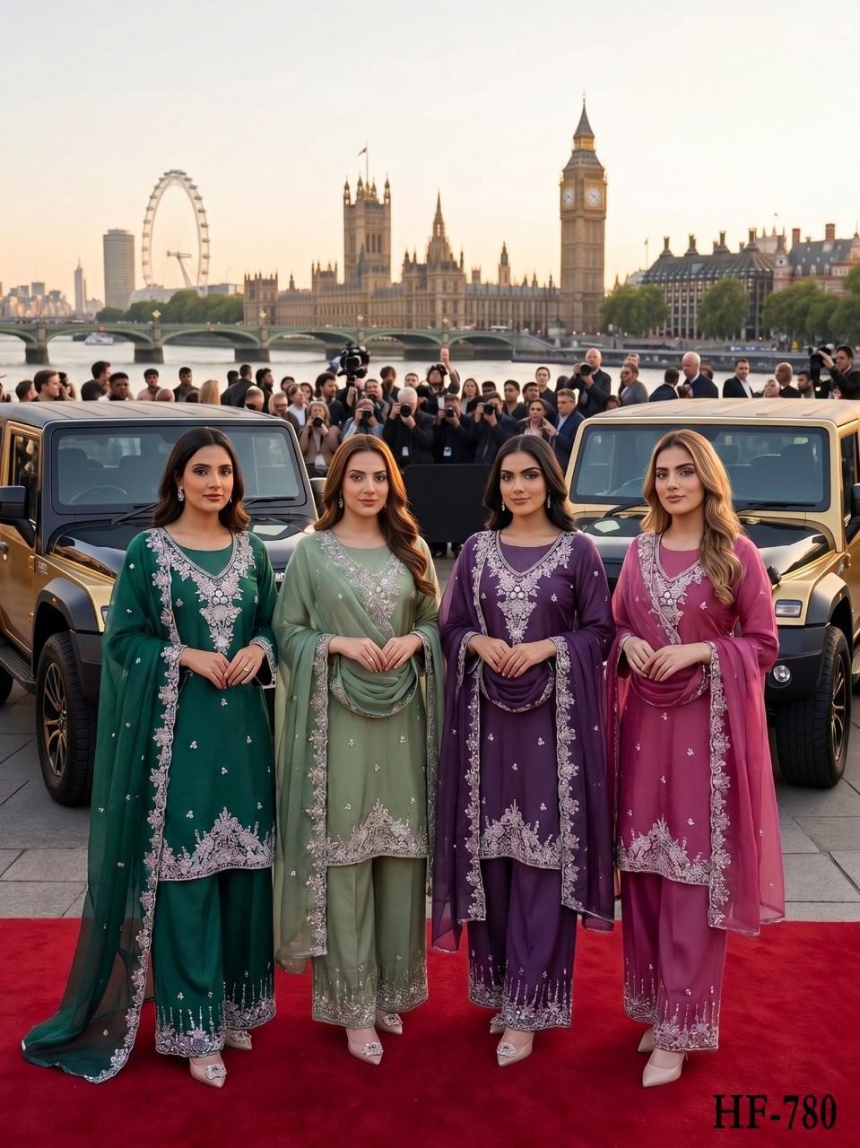 Rameesha 3-Piece Suit