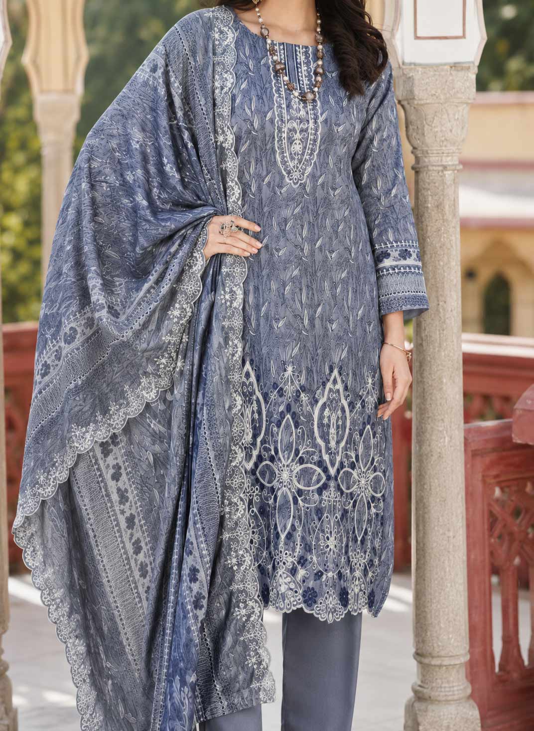 Afnan 3-Piece Unstitched Suit