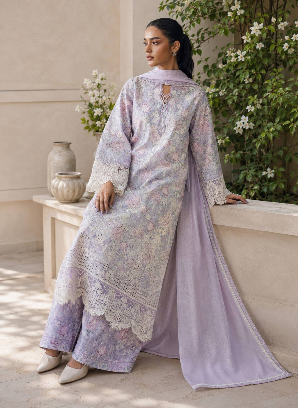 Zoyaana 3 Piece Unstitched Suit