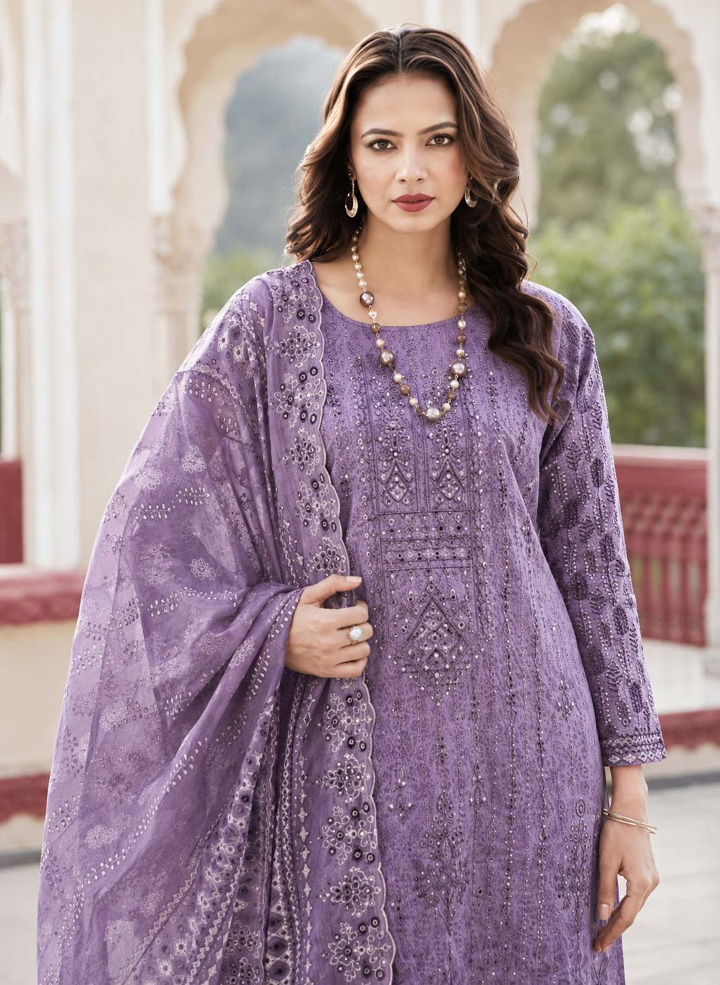 Mehrunisa 3-Piece Unstitched Suit