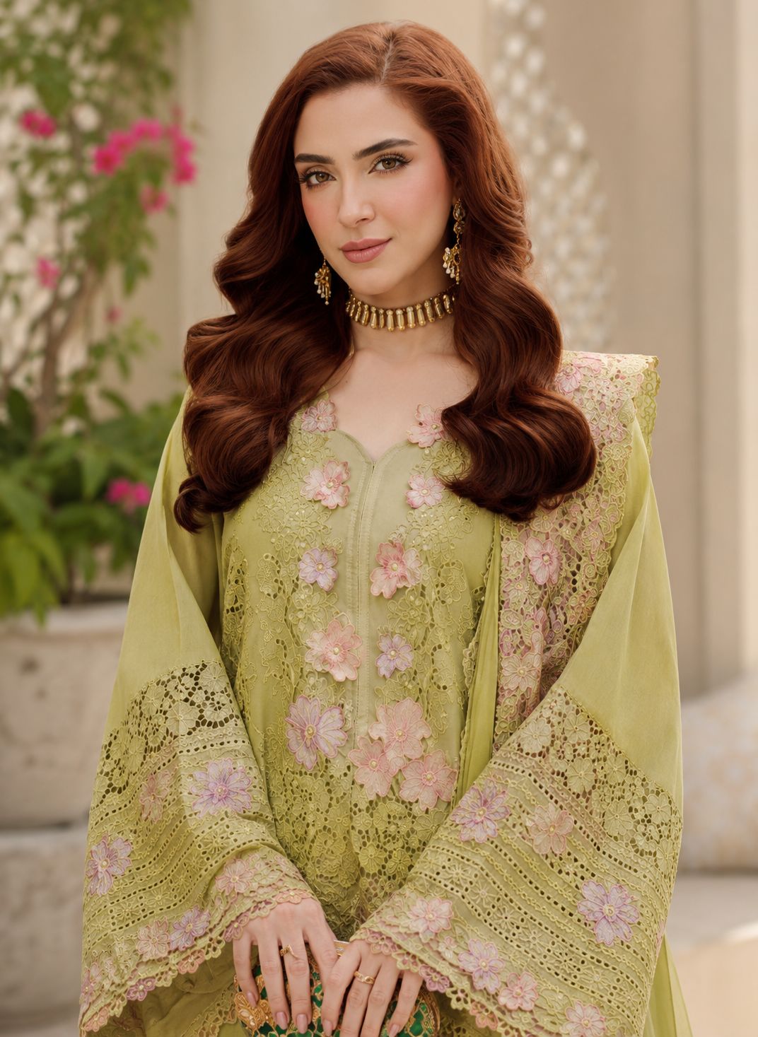 Zehra 3-Piece Unstitched Suit