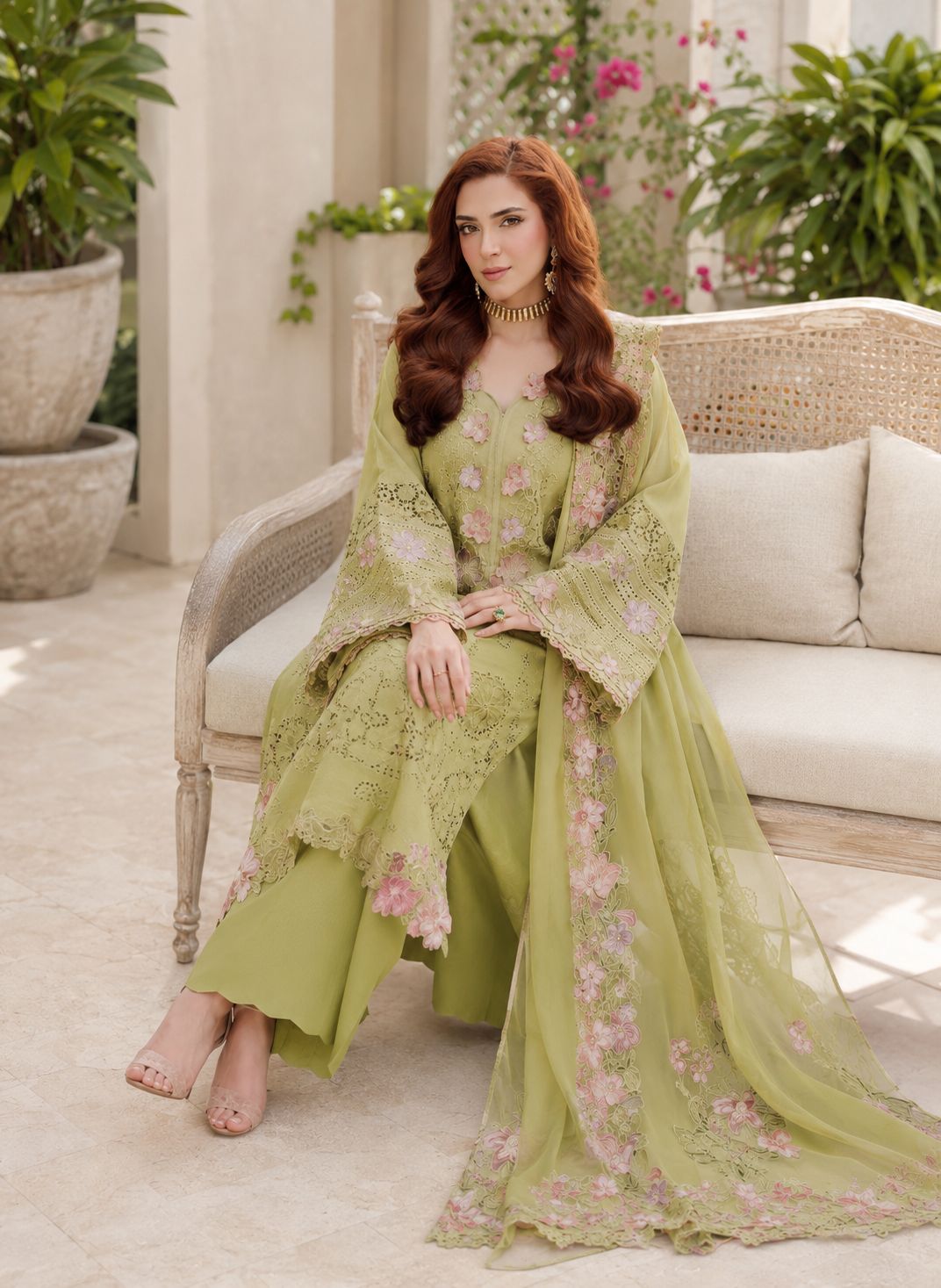 Zehra 3-Piece Unstitched Suit