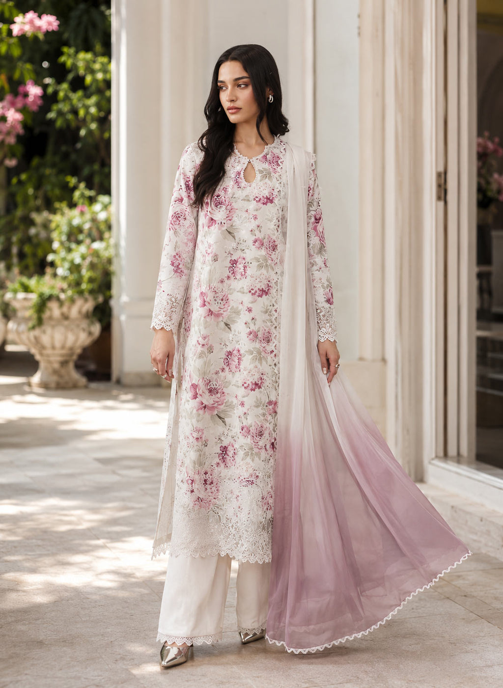 Areeha 3-Piece Unstitched Suit