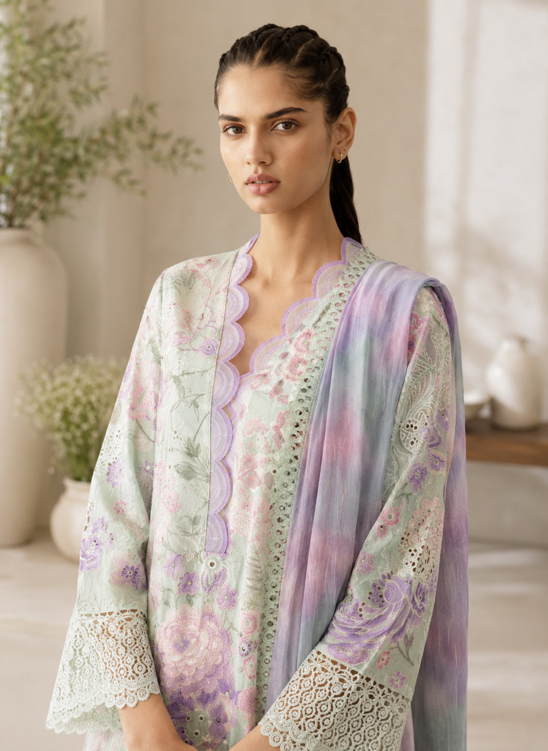 Sabiya 3 Piece Unstitched Suit